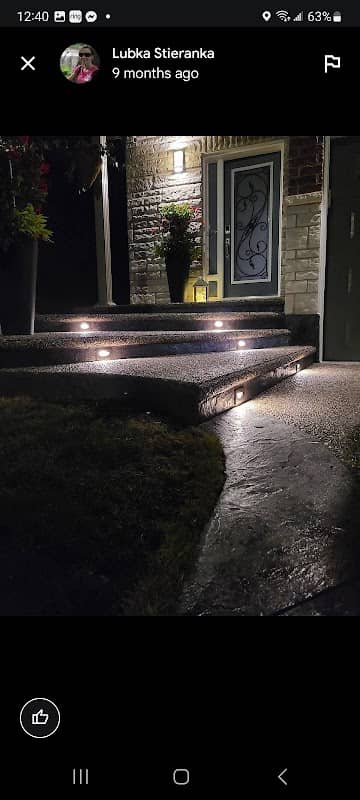 4 Sons Concrete Design Inc.: concrete work photographed at the business