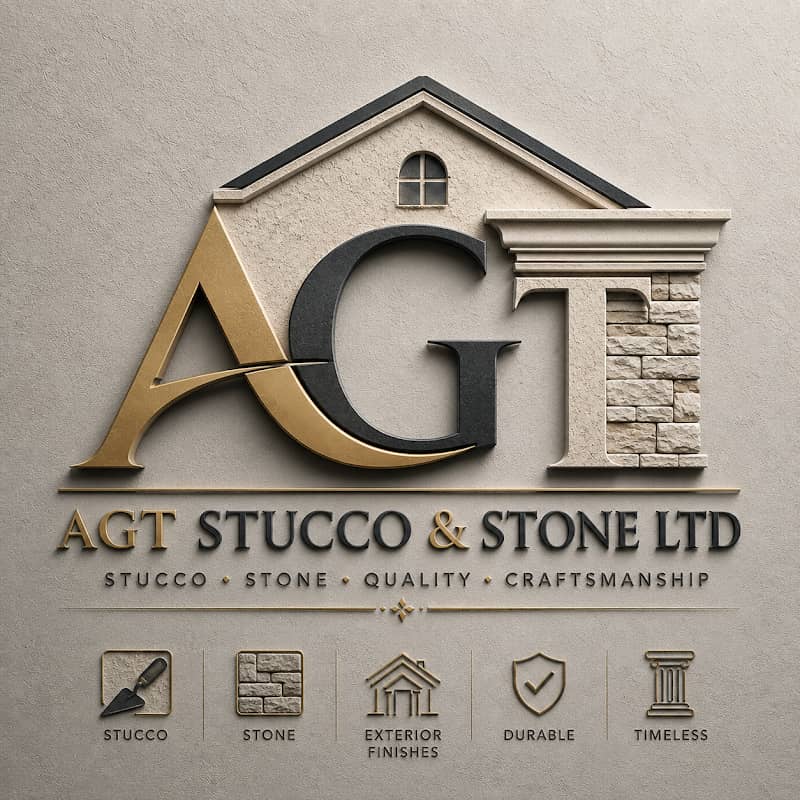 AGT Stucco and Stone Ltd: concrete work photographed at the business