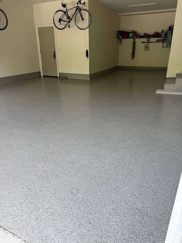 Cave Flooring: concrete work photographed at the business