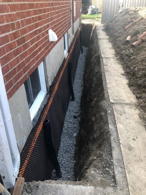 Durham Backhoe Basement Waterproofing photo 3