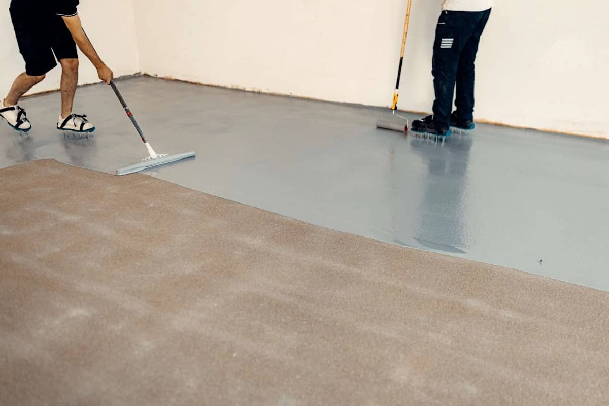 Eposhield Epoxy Flooring: concrete work photographed at the business