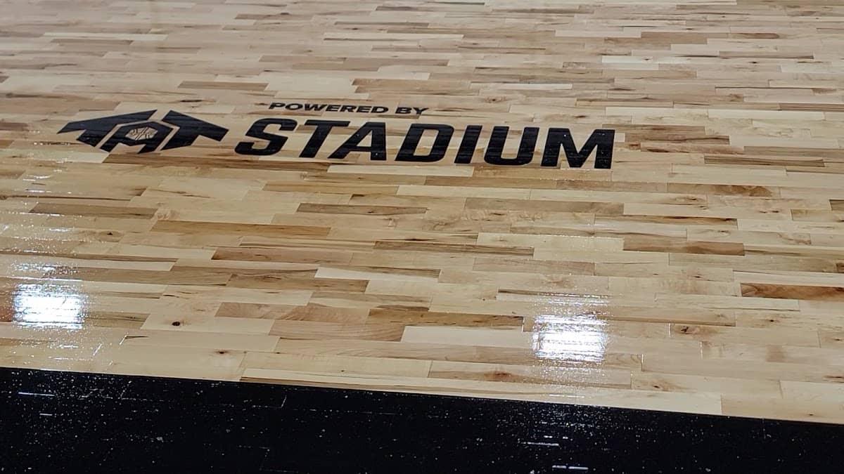 Floorwaxing.ca Hamilton Basketball Gym Courts, Sport Courts, Floor Strip and Wax, Polishing Concrete Epoxy Refinishing: concrete work photographed at the business, 3 of 3