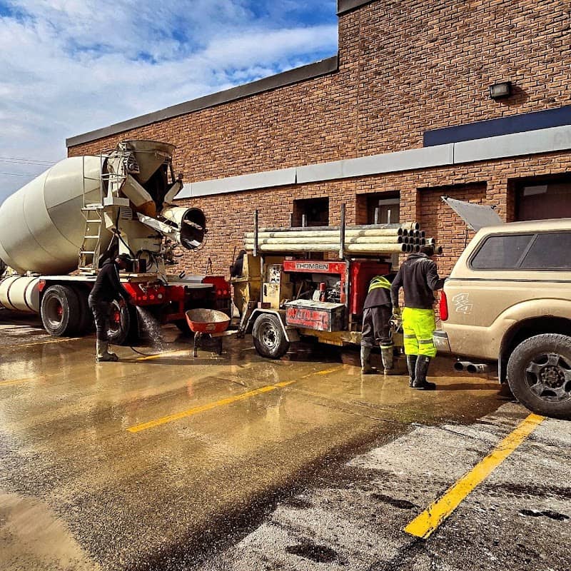 GTA Concrete Pumping: concrete work photographed at the business