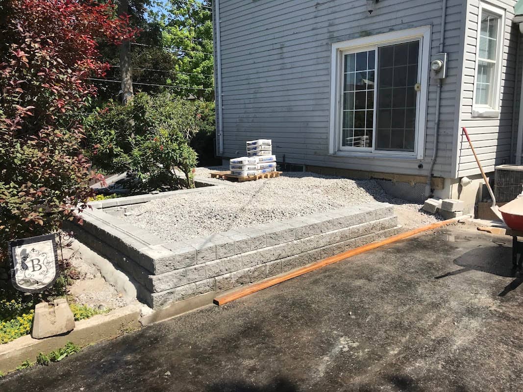 Limestone Construction and Excavating: further concrete work photographed at the business, 2 of 4