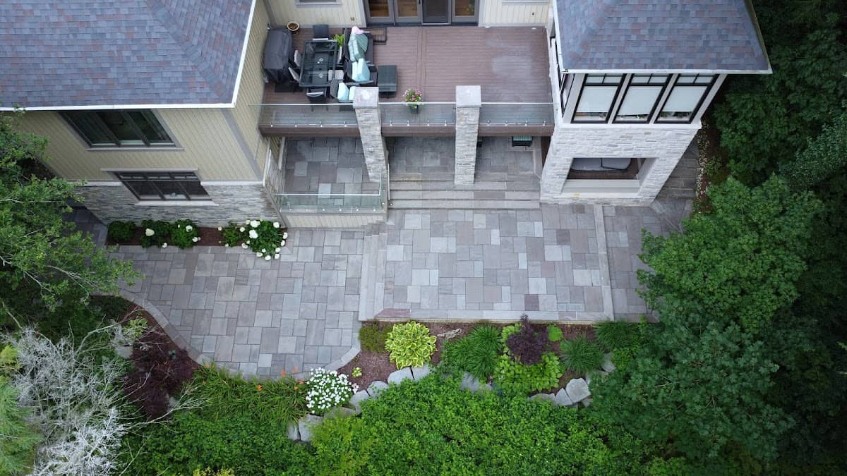 Markstone Landscaping: concrete work photographed at the business, 1 of 2