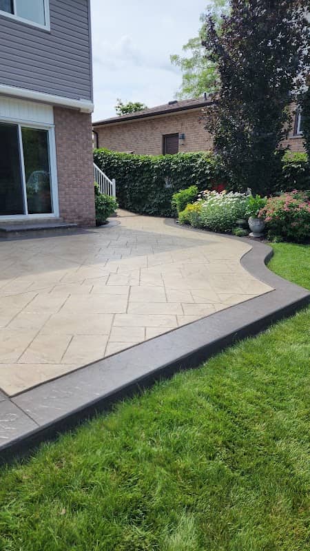 Ontario Concrete Finishing Inc.: concrete work photographed at the business