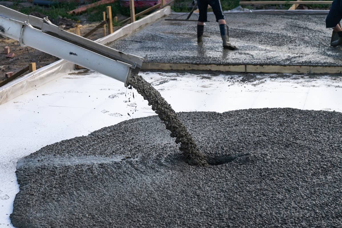 Concrete work photographed at Prime Scarborough Concrete Contractors