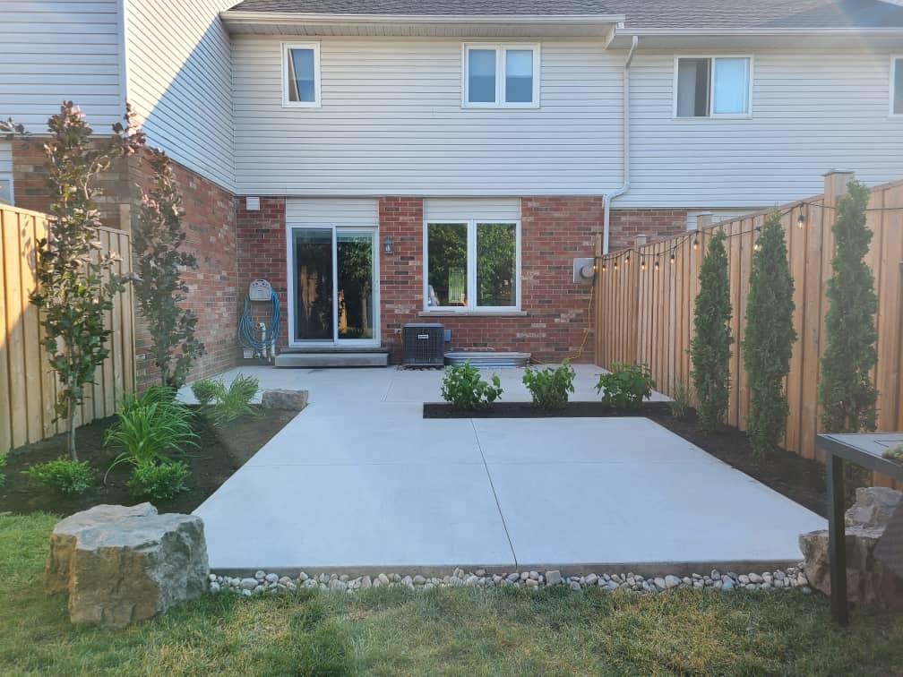 Renovacrete Inc.: concrete work photographed at the business