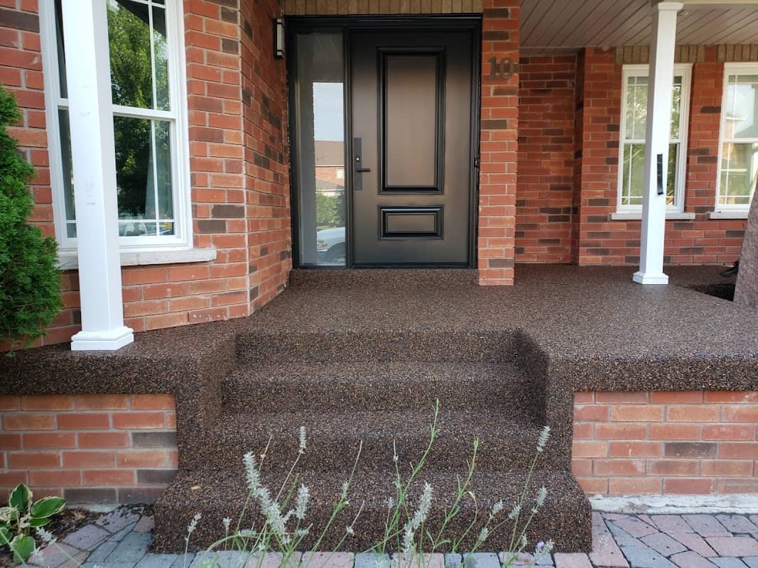 Sierra Stone GTA and Rubber Stone: concrete work photographed at the business, 4 of 4