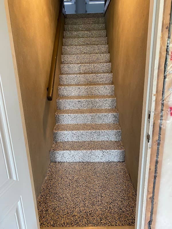 Titan Seal Epoxy: concrete work photographed at the business
