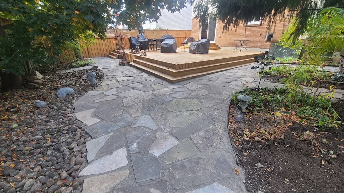 Whitby Landscaping, Gardening & Sod🍁: concrete work photographed at the business